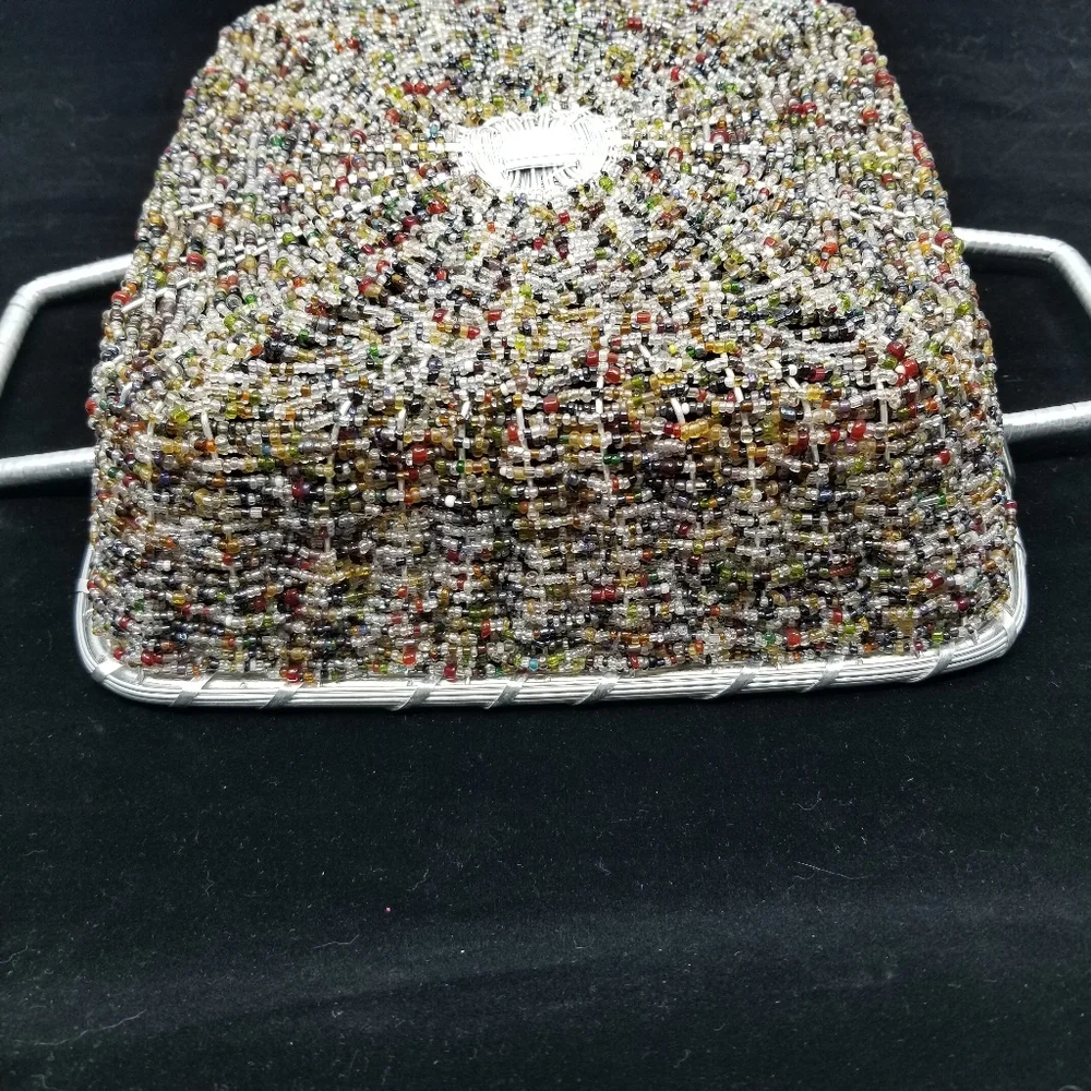 Handmade Square Aluminum Seed‎ Bead Wire Basket